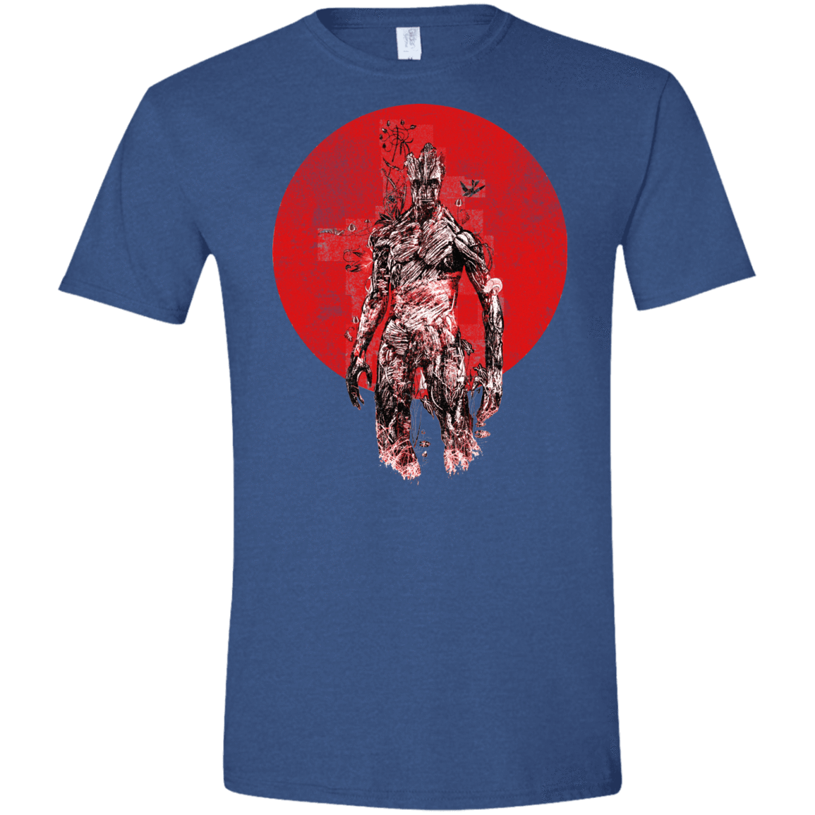 T-Shirts Heather Royal / X-Small Groot's Garden Men's Semi-Fitted Softstyle