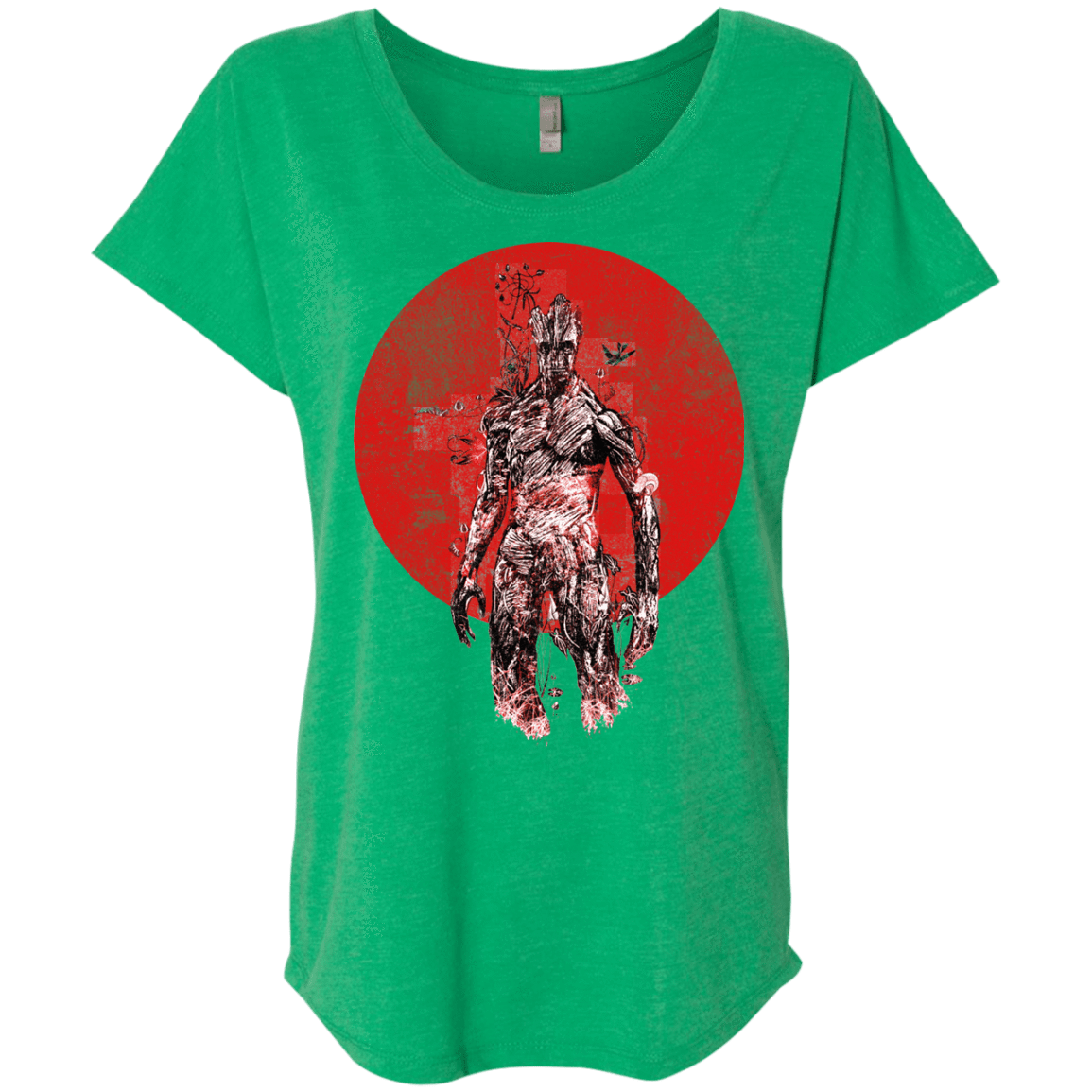 T-Shirts Envy / X-Small Groot's Garden Triblend Dolman Sleeve