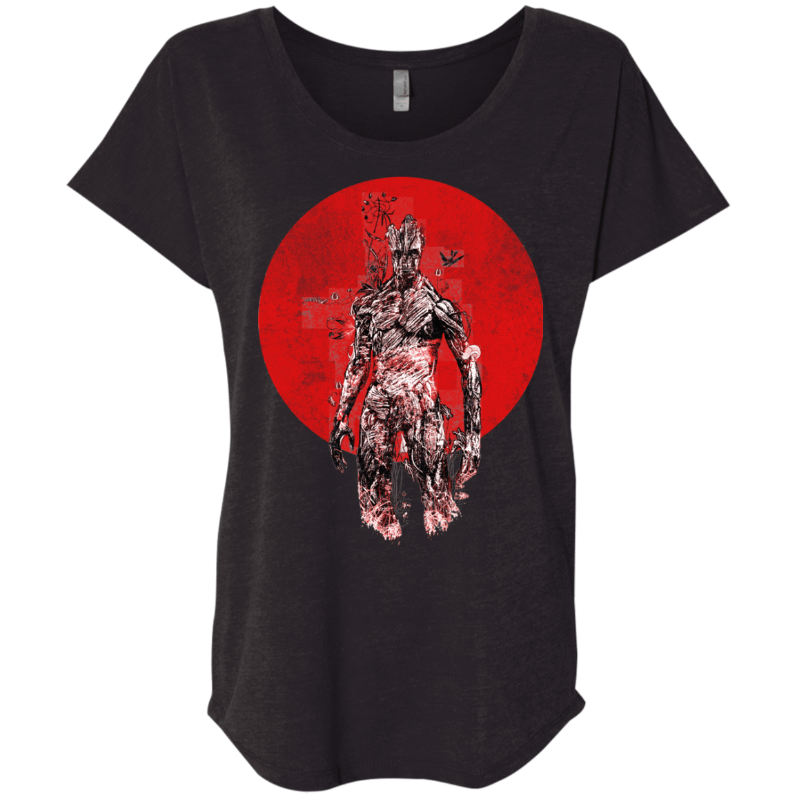 T-Shirts Vintage Black / X-Small Groot's Garden Triblend Dolman Sleeve