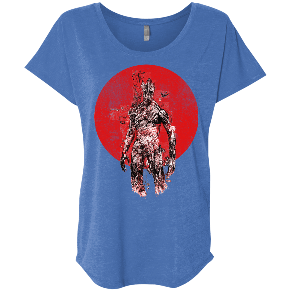 T-Shirts Vintage Royal / X-Small Groot's Garden Triblend Dolman Sleeve