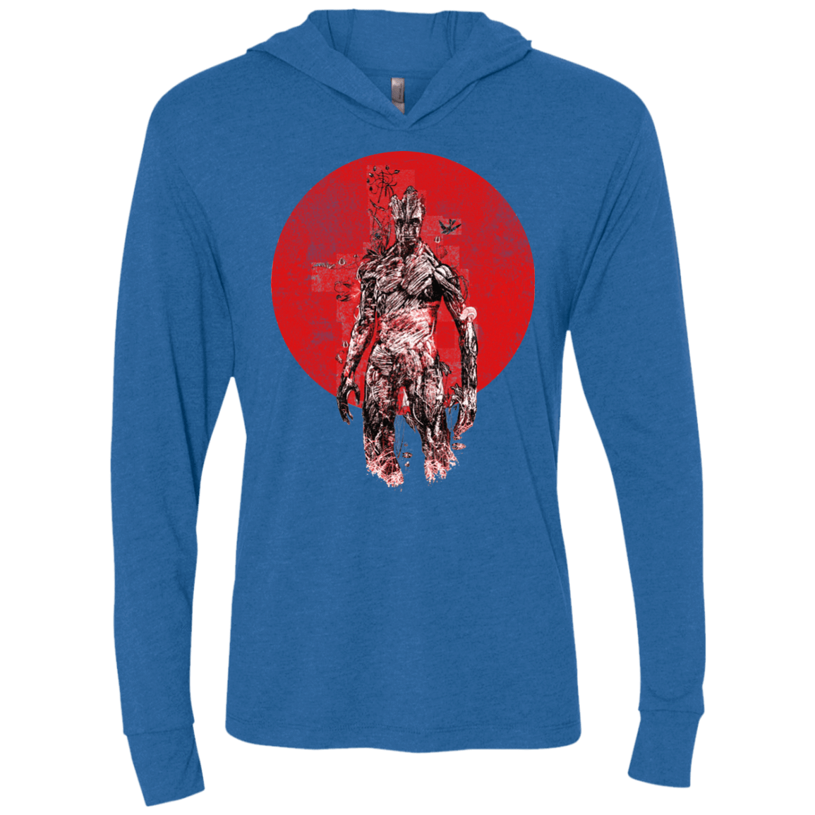 T-Shirts Vintage Royal / X-Small Groot's Garden Triblend Long Sleeve Hoodie Tee