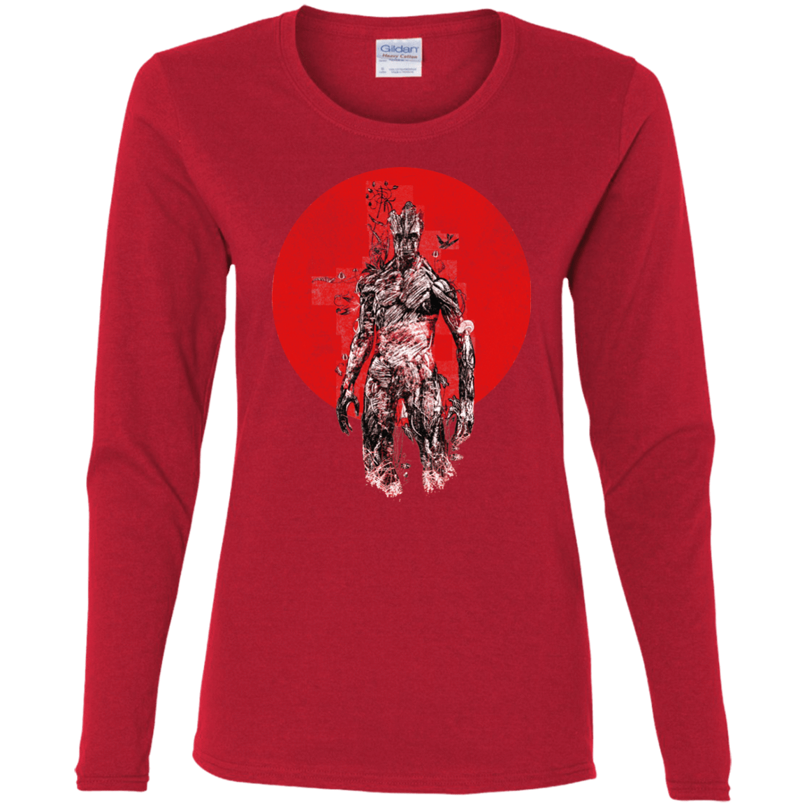 T-Shirts Red / S Groot's Garden Women's Long Sleeve T-Shirt
