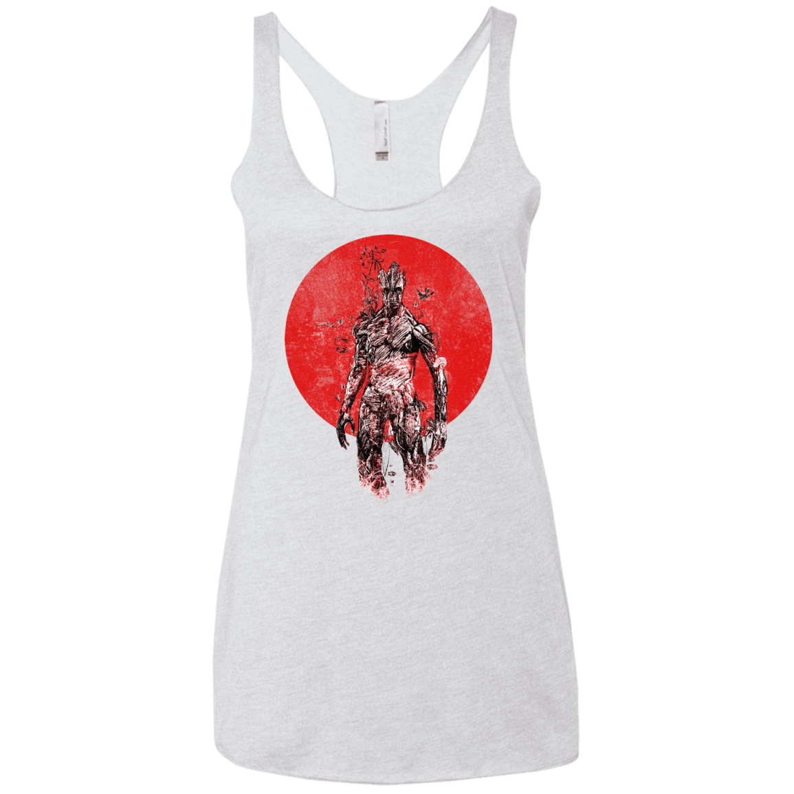 T-Shirts Heather White / X-Small Groot's Garden Women's Triblend Racerback Tank