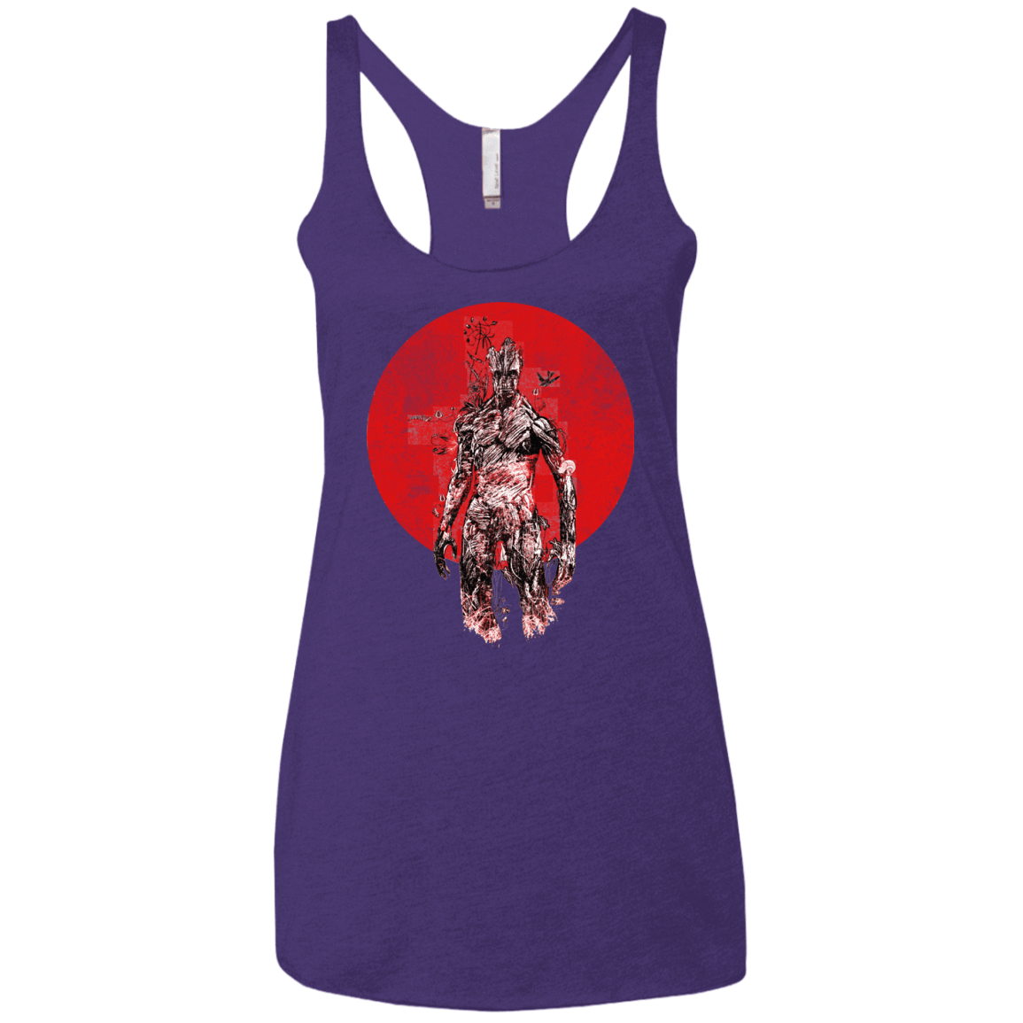 T-Shirts Purple Rush / X-Small Groot's Garden Women's Triblend Racerback Tank