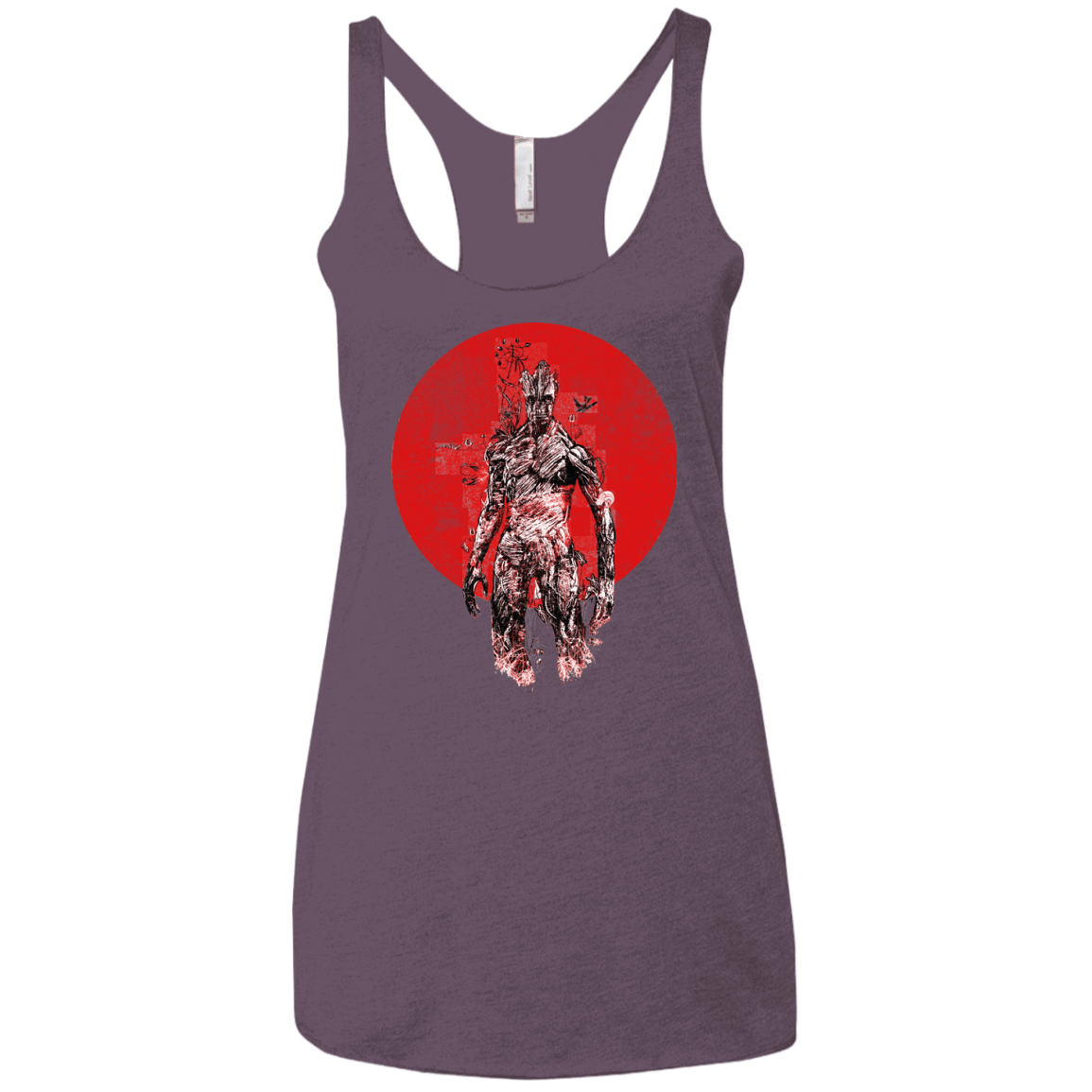 T-Shirts Vintage Purple / X-Small Groot's Garden Women's Triblend Racerback Tank