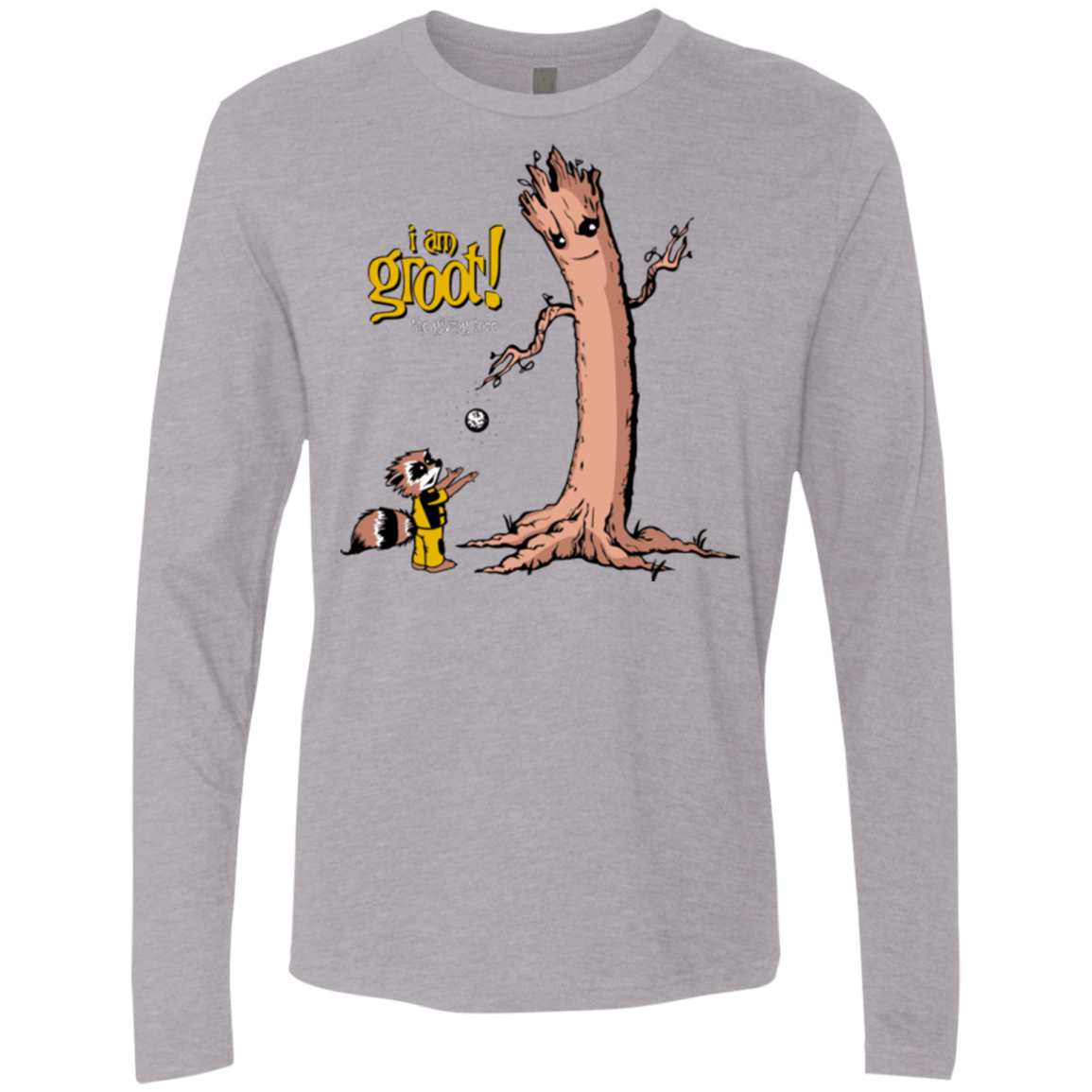 T-Shirts Heather Grey / Small Groots Giving Men's Premium Long Sleeve