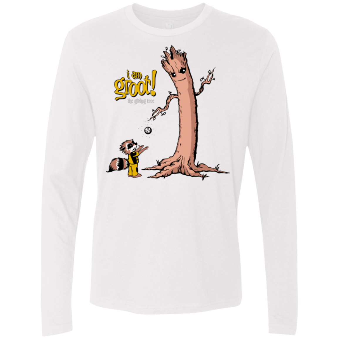 T-Shirts White / Small Groots Giving Men's Premium Long Sleeve