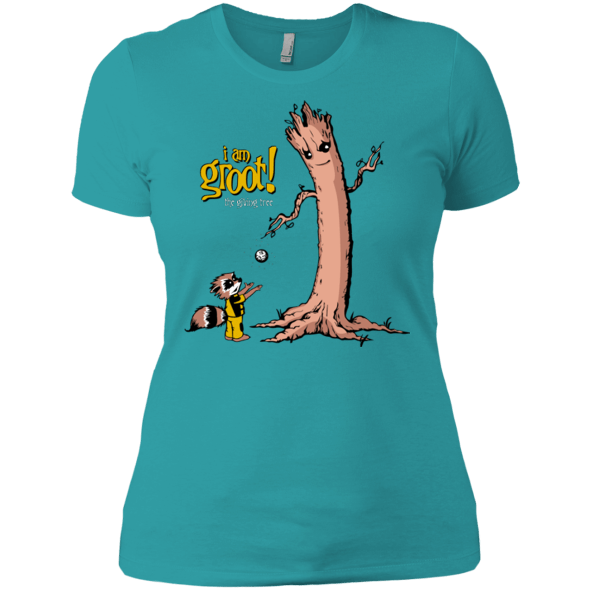 T-Shirts Tahiti Blue / X-Small Groots Giving Women's Premium T-Shirt