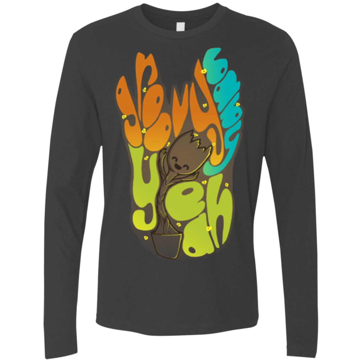 T-Shirts Heavy Metal / Small Groovy Baby Men's Premium Long Sleeve