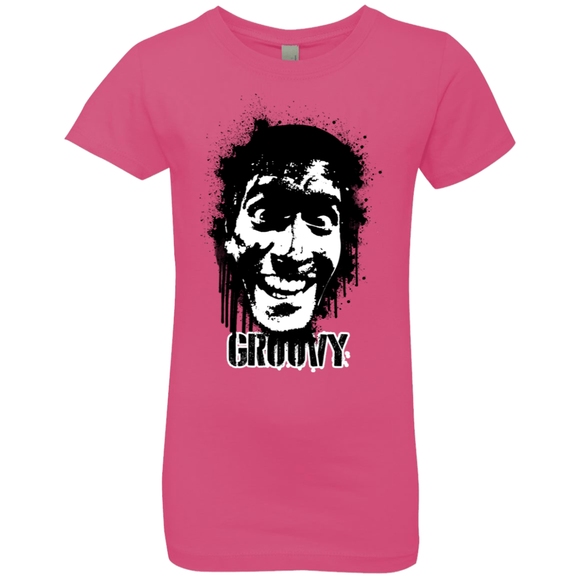 T-Shirts Hot Pink / YXS Groovy Girls Premium T-Shirt