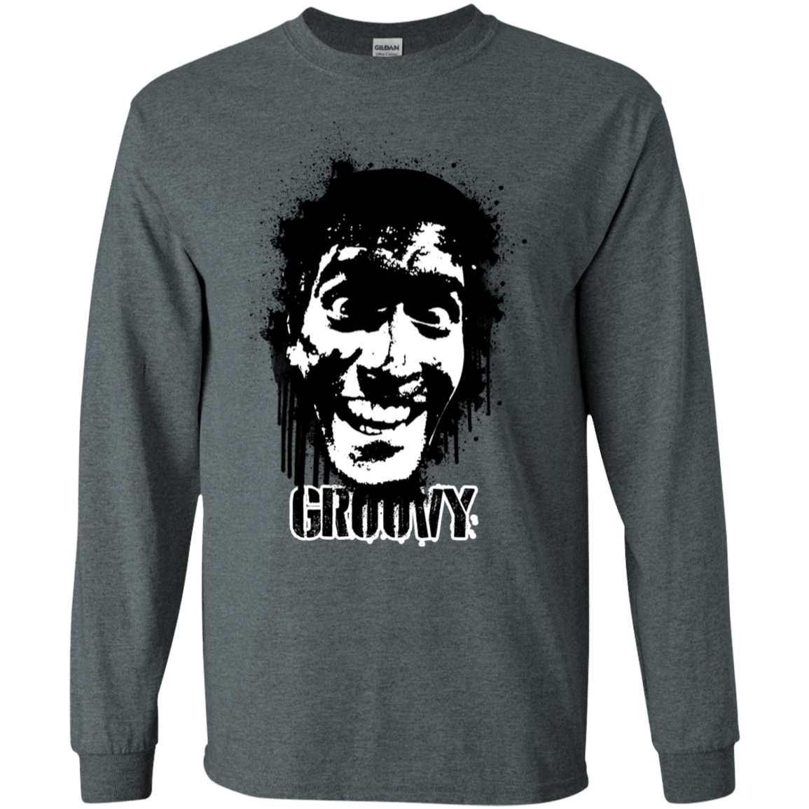T-Shirts Dark Heather / S Groovy Men's Long Sleeve T-Shirt