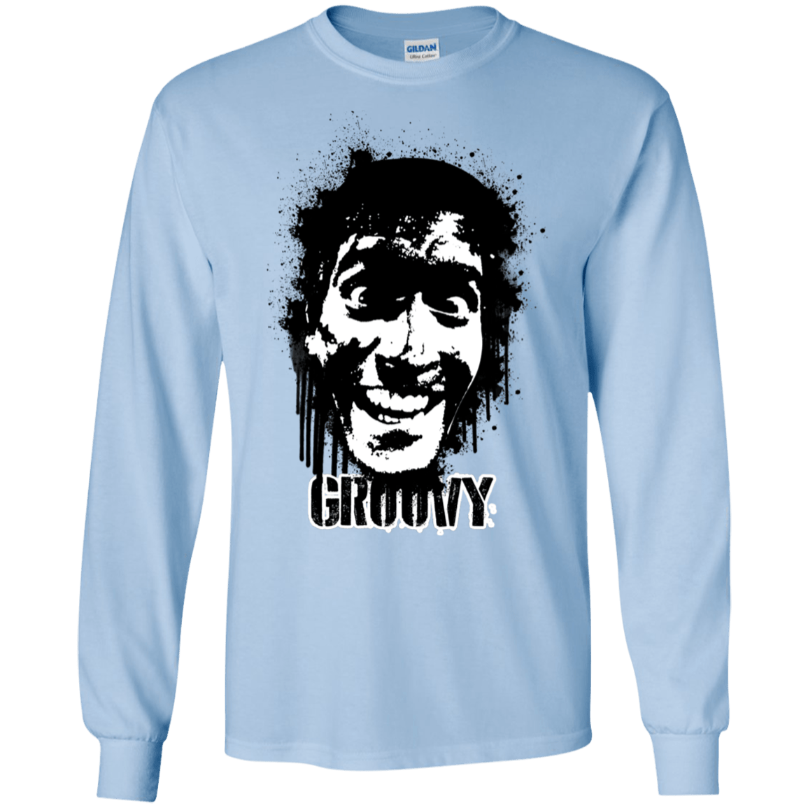 T-Shirts Light Blue / S Groovy Men's Long Sleeve T-Shirt
