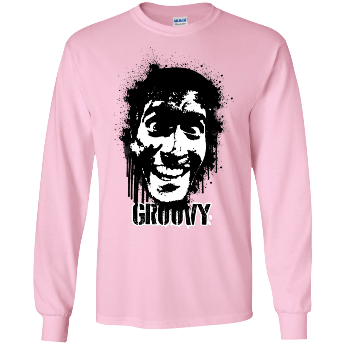 T-Shirts Light Pink / S Groovy Men's Long Sleeve T-Shirt