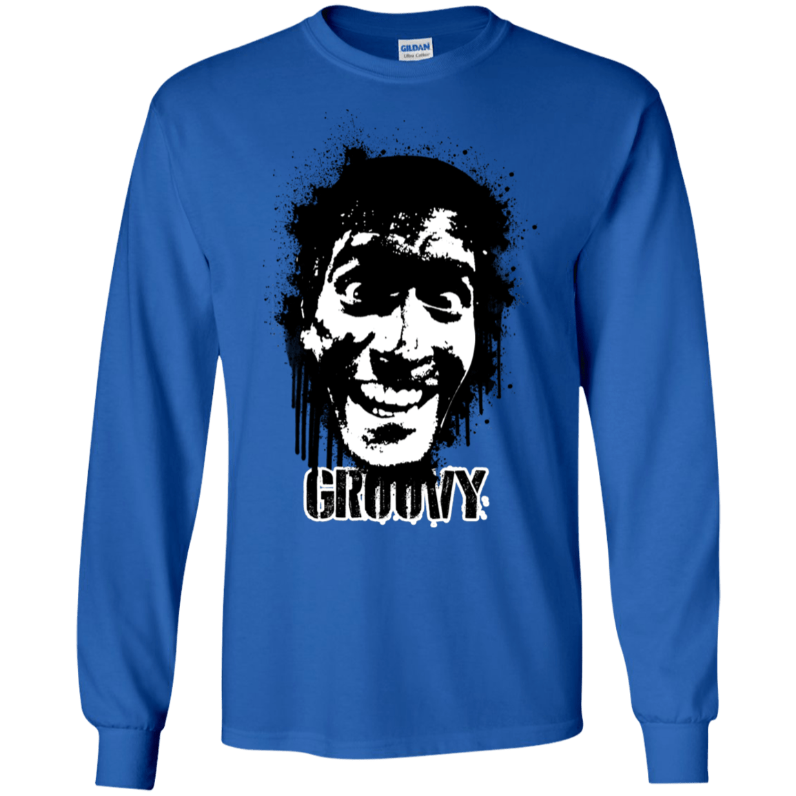 T-Shirts Royal / S Groovy Men's Long Sleeve T-Shirt