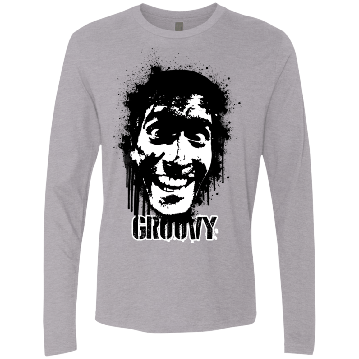 T-Shirts Heather Grey / S Groovy Men's Premium Long Sleeve