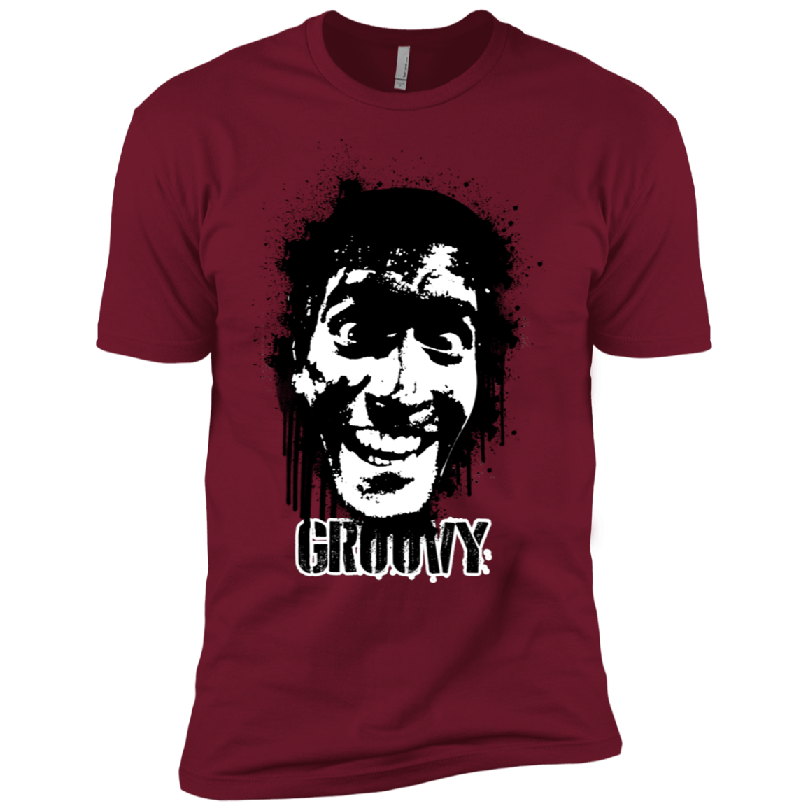 T-Shirts Cardinal / X-Small Groovy Men's Premium T-Shirt