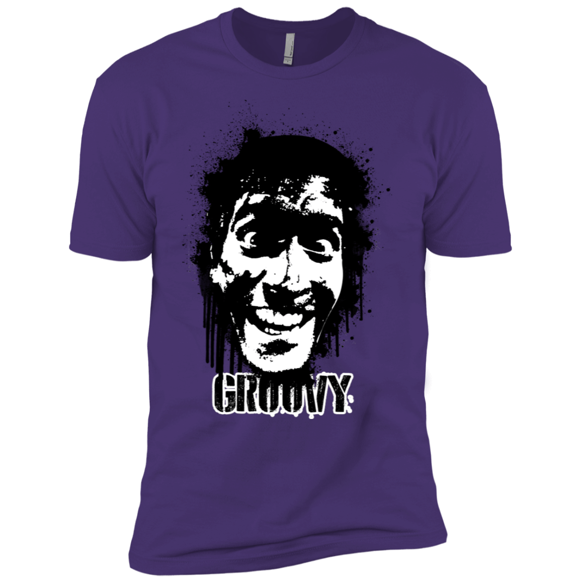 T-Shirts Purple Rush/ / X-Small Groovy Men's Premium T-Shirt