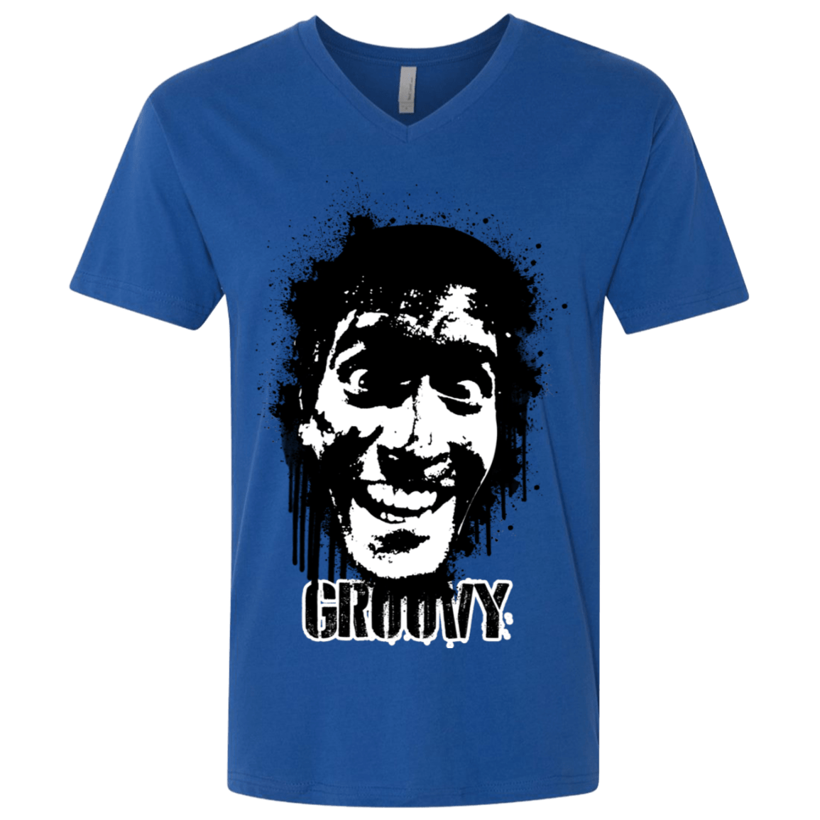 T-Shirts Royal / X-Small Groovy Men's Premium V-Neck