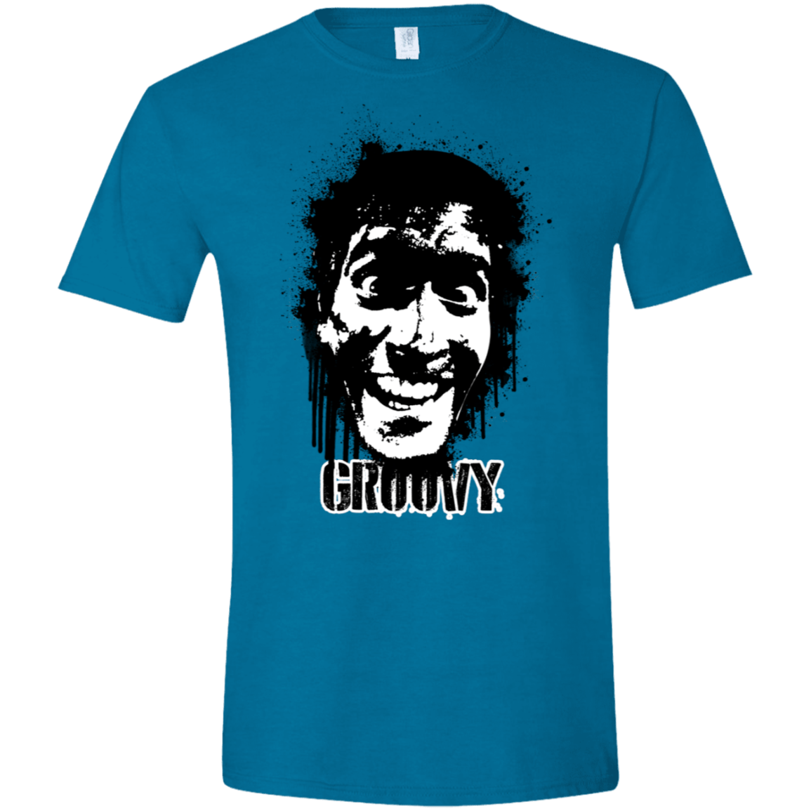 T-Shirts Antique Sapphire / S Groovy Men's Semi-Fitted Softstyle