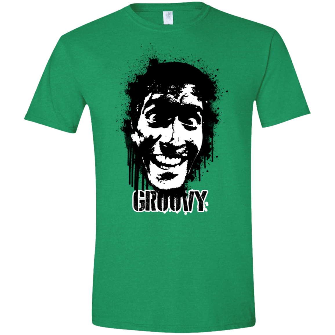 T-Shirts Heather Irish Green / S Groovy Men's Semi-Fitted Softstyle