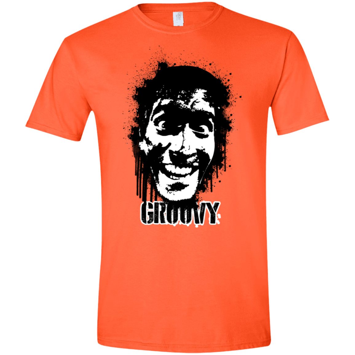T-Shirts Orange / S Groovy Men's Semi-Fitted Softstyle