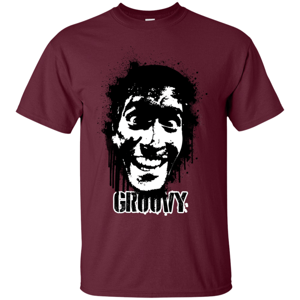 T-Shirts Maroon / S Groovy T-Shirt