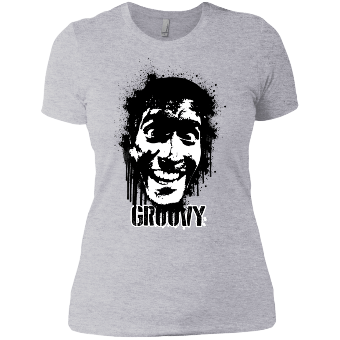 T-Shirts Heather Grey / X-Small Groovy Women's Premium T-Shirt