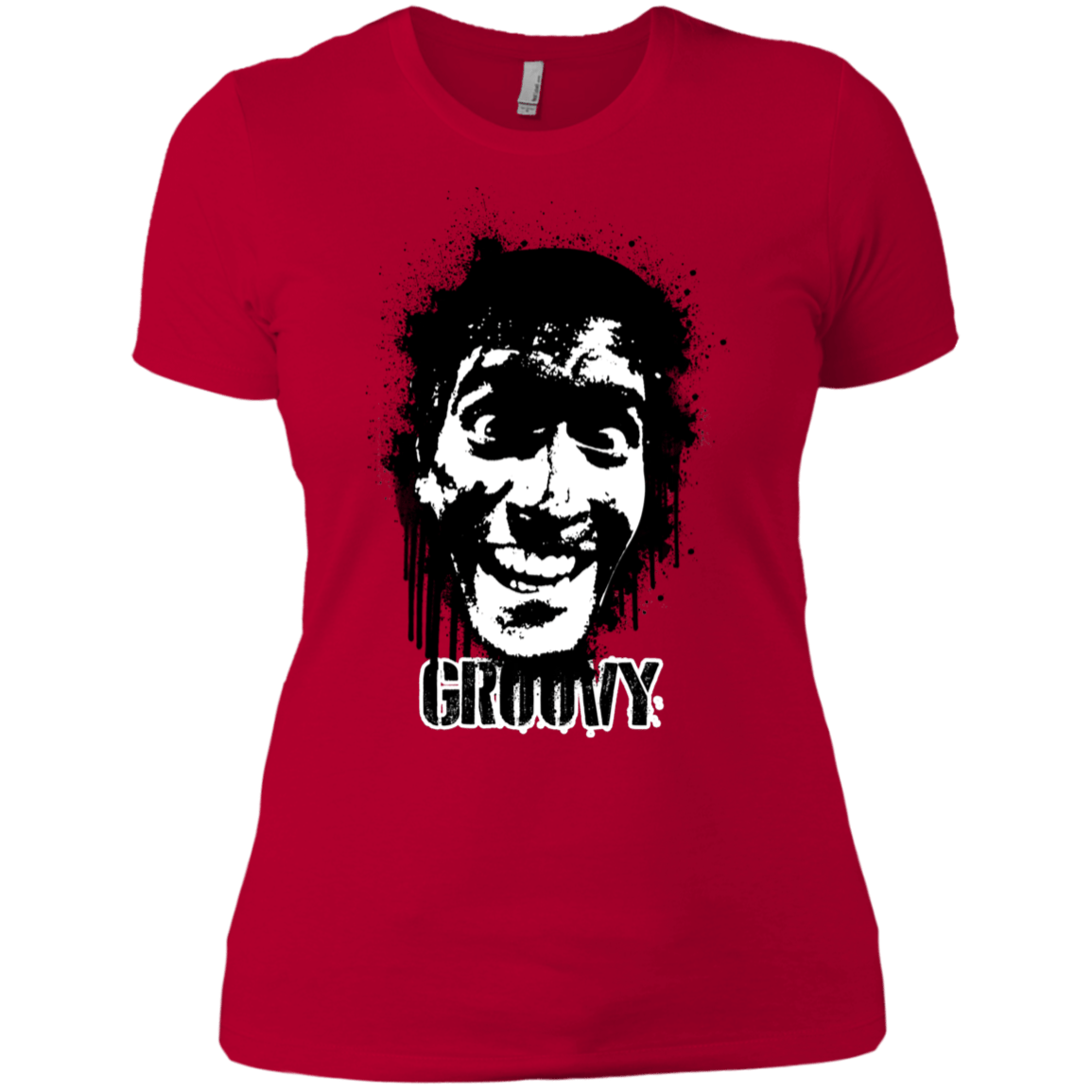 T-Shirts Red / X-Small Groovy Women's Premium T-Shirt