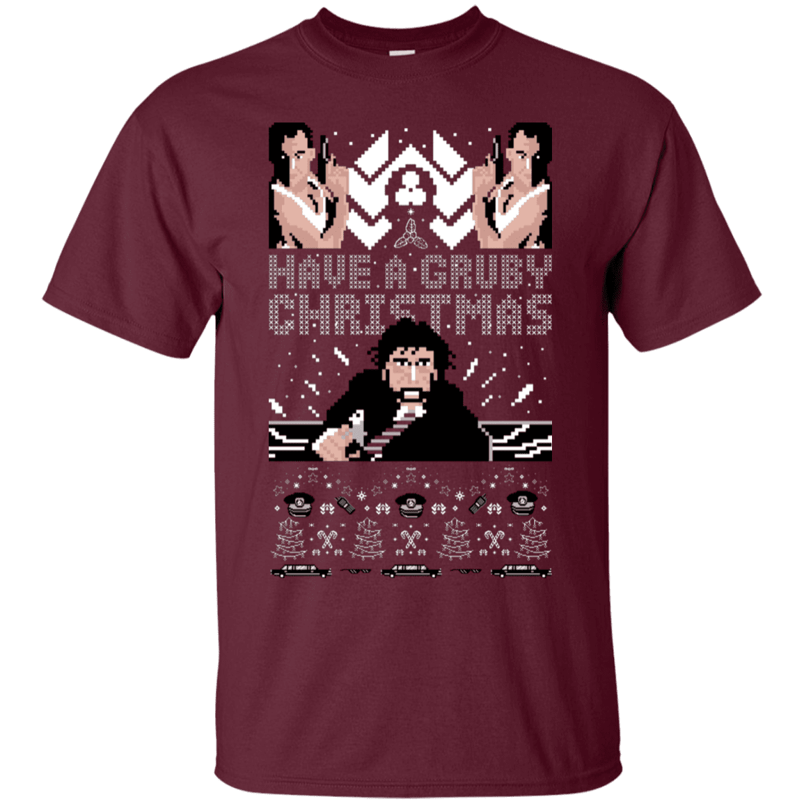 T-Shirts Maroon / S Gruber Christmas T-Shirt