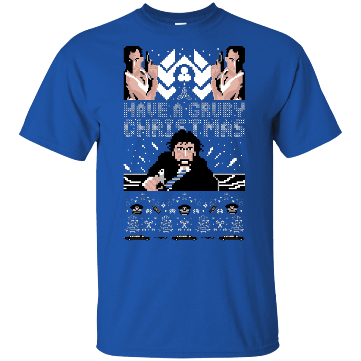 T-Shirts Royal / YXS Gruber Christmas Youth T-Shirt