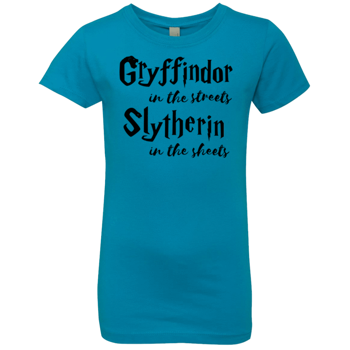 T-Shirts Turquoise / YXS Gryffindor Streets Girls Premium T-Shirt