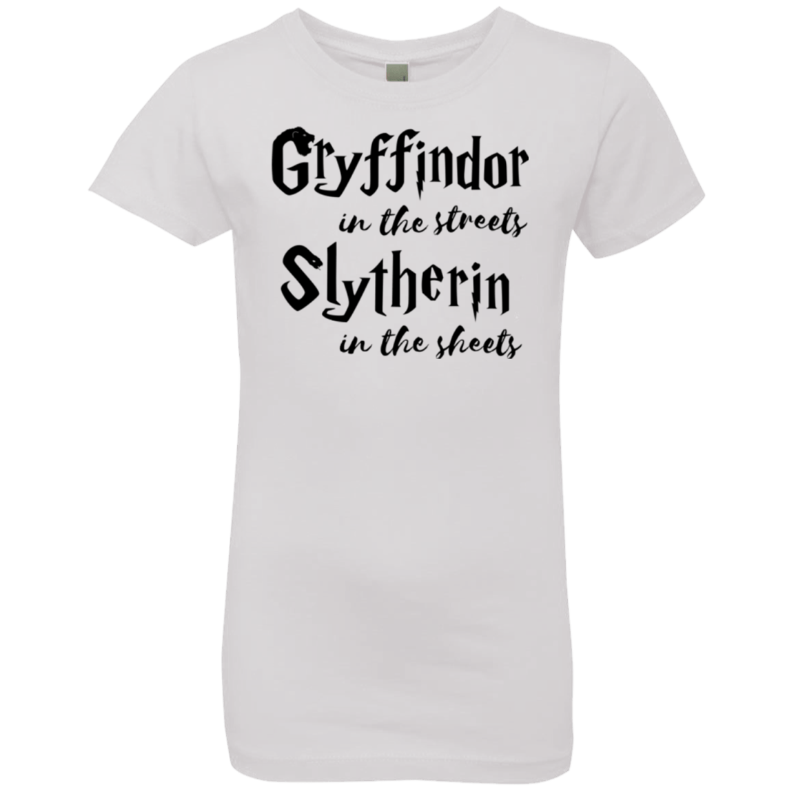 T-Shirts White / YXS Gryffindor Streets Girls Premium T-Shirt