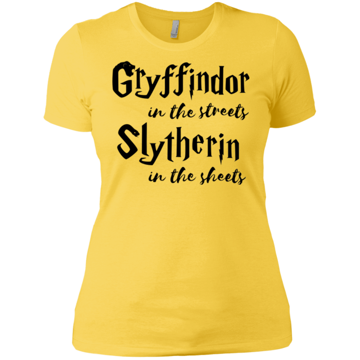T-Shirts Vibrant Yellow / X-Small Gryffindor Streets Women's Premium T-Shirt