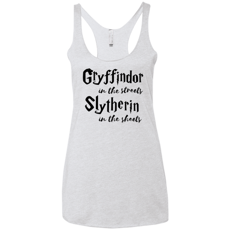 T-Shirts Heather White / X-Small Gryffindor Streets Women's Triblend Racerback Tank