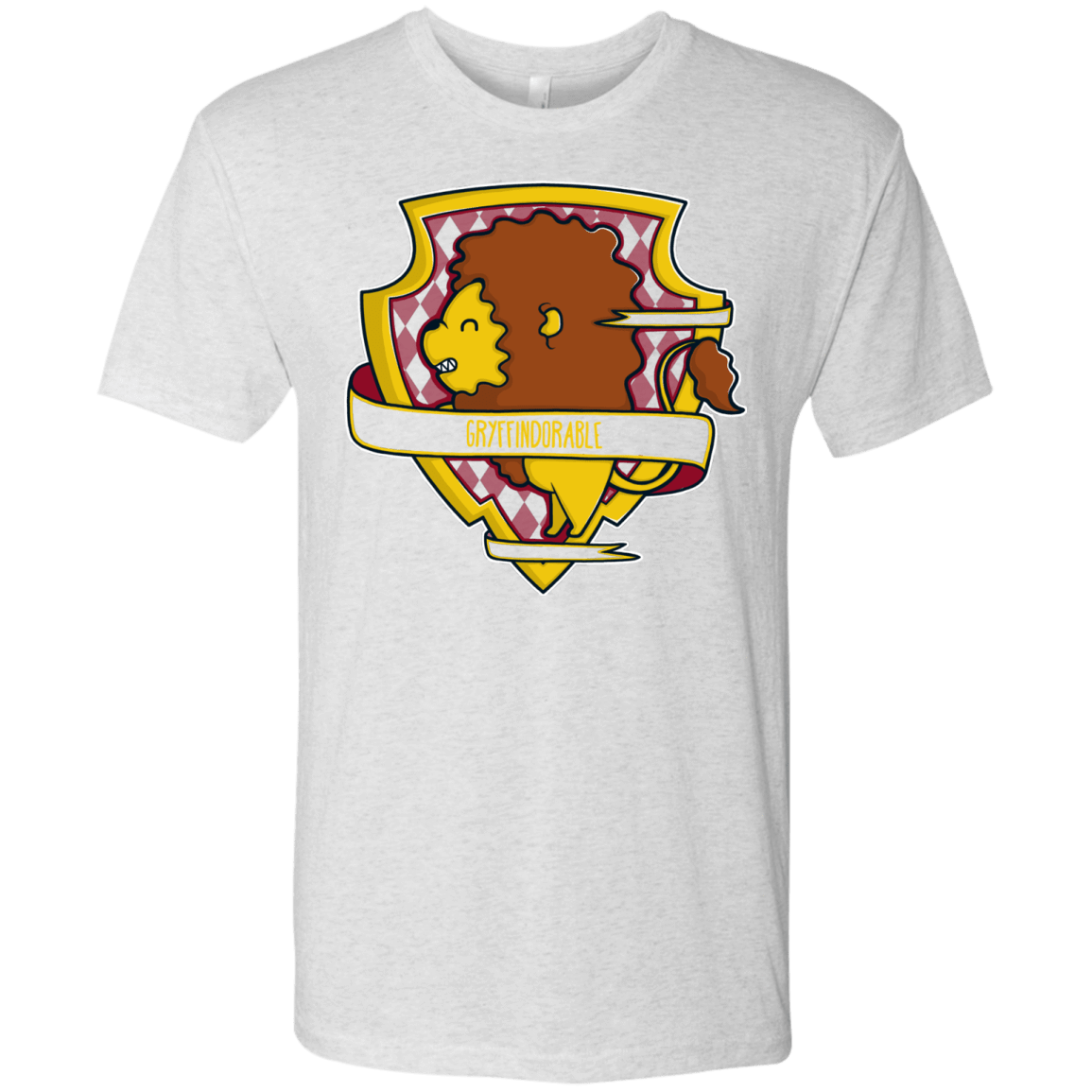 T-Shirts Heather White / Small Gryffindorable Men's Triblend T-Shirt