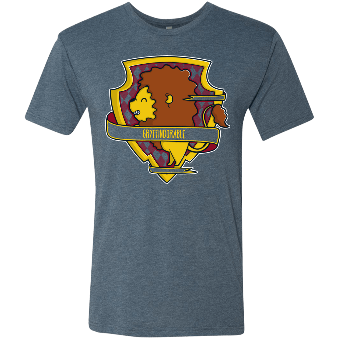 T-Shirts Indigo / Small Gryffindorable Men's Triblend T-Shirt
