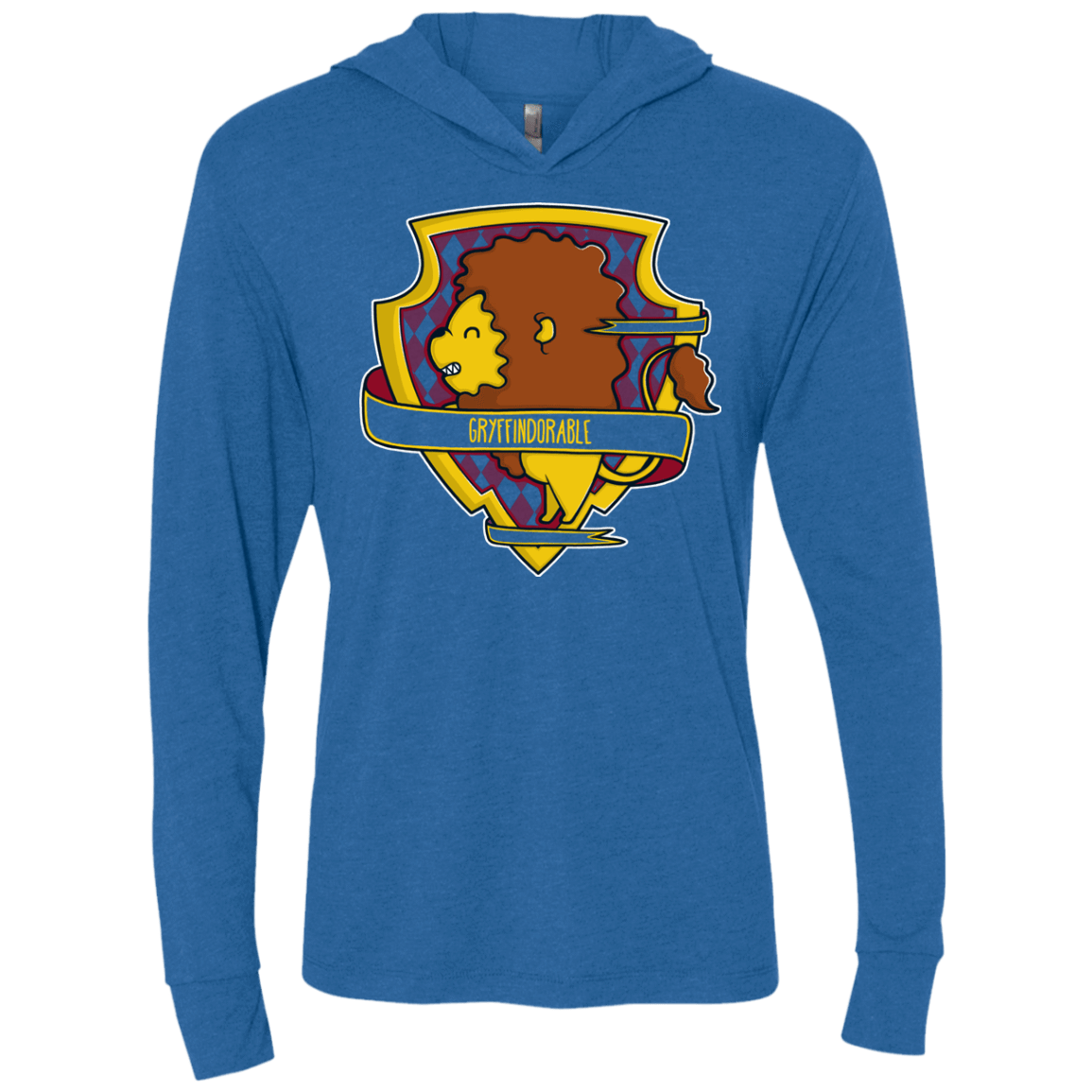 T-Shirts Vintage Royal / X-Small Gryffindorable Triblend Long Sleeve Hoodie Tee