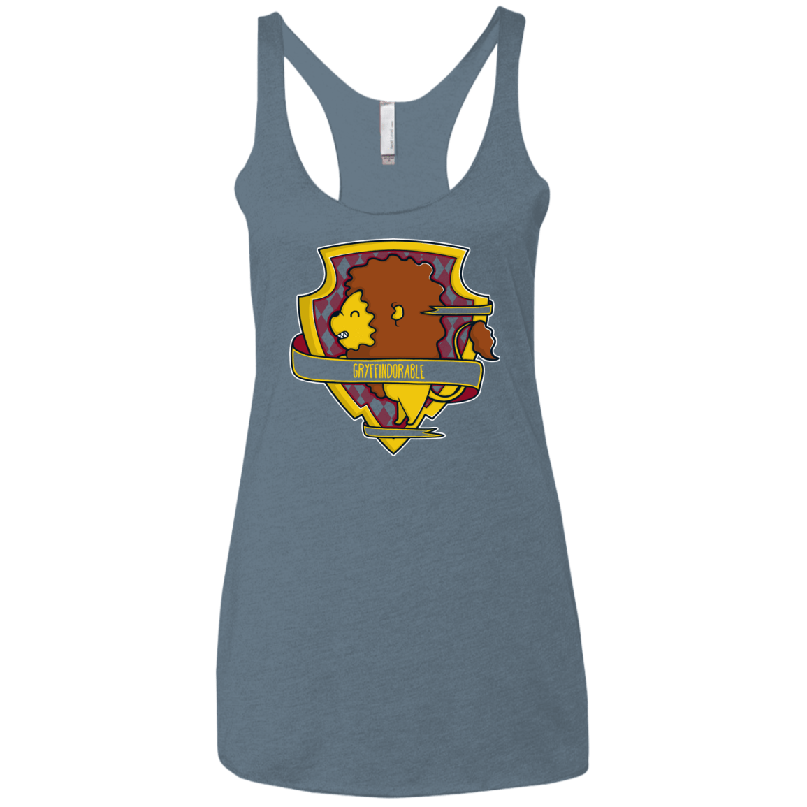T-Shirts Indigo / X-Small Gryffindorable Women's Triblend Racerback Tank