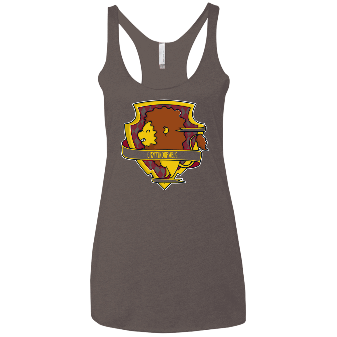 T-Shirts Macchiato / X-Small Gryffindorable Women's Triblend Racerback Tank