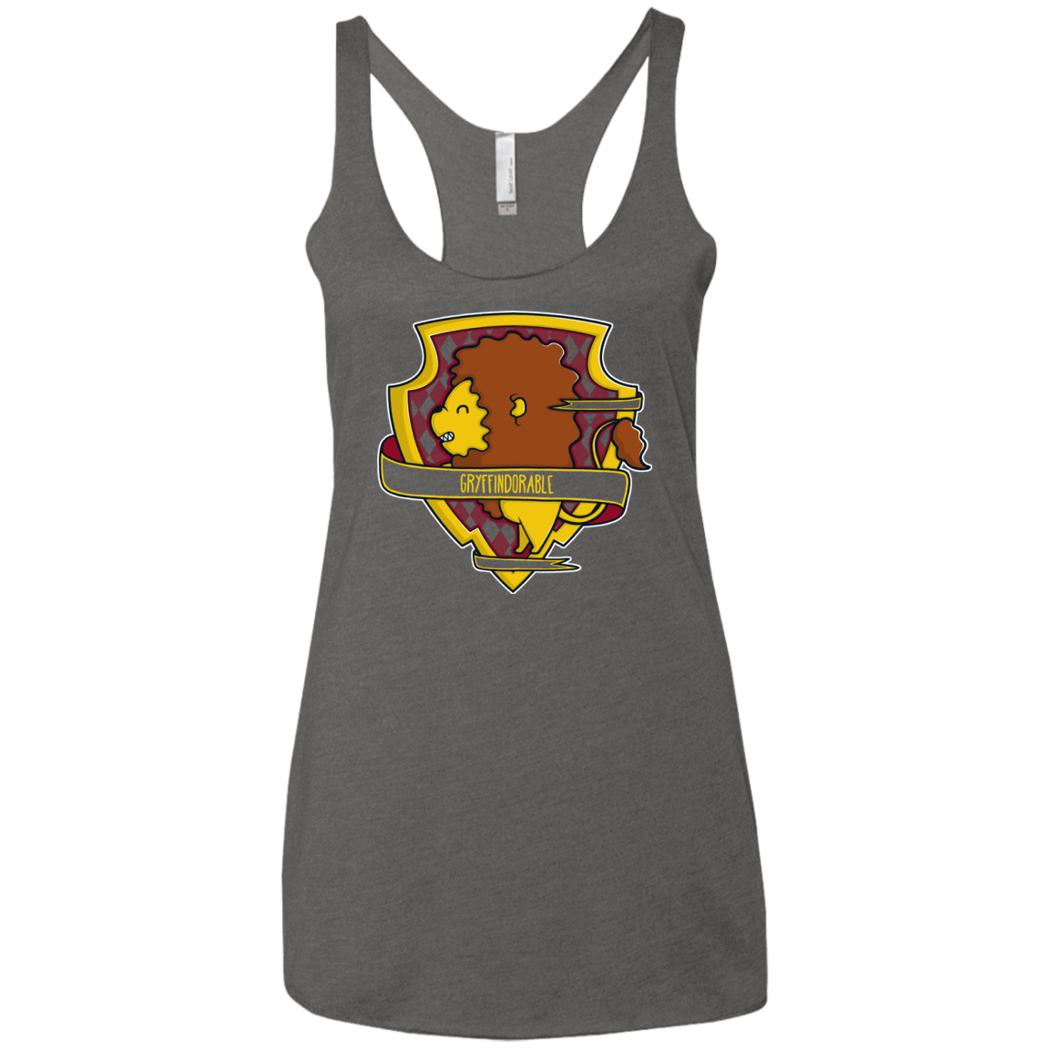T-Shirts Premium Heather / X-Small Gryffindorable Women's Triblend Racerback Tank