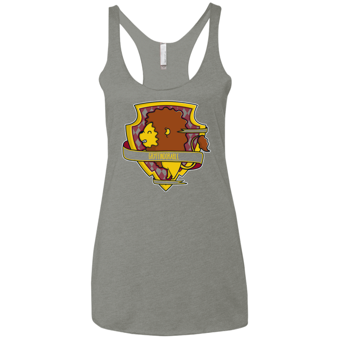 T-Shirts Venetian Grey / X-Small Gryffindorable Women's Triblend Racerback Tank