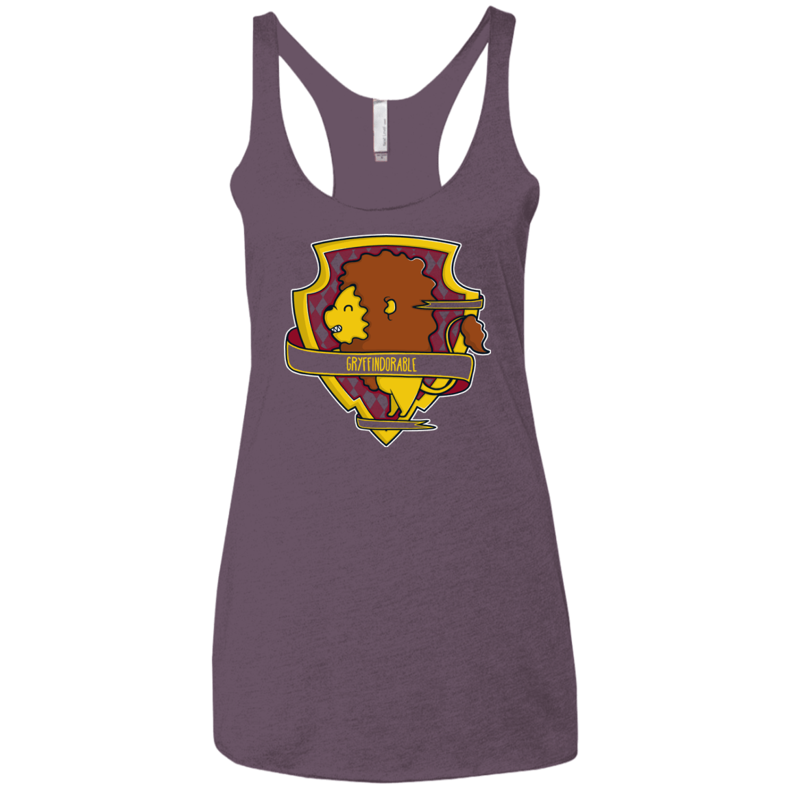 T-Shirts Vintage Purple / X-Small Gryffindorable Women's Triblend Racerback Tank