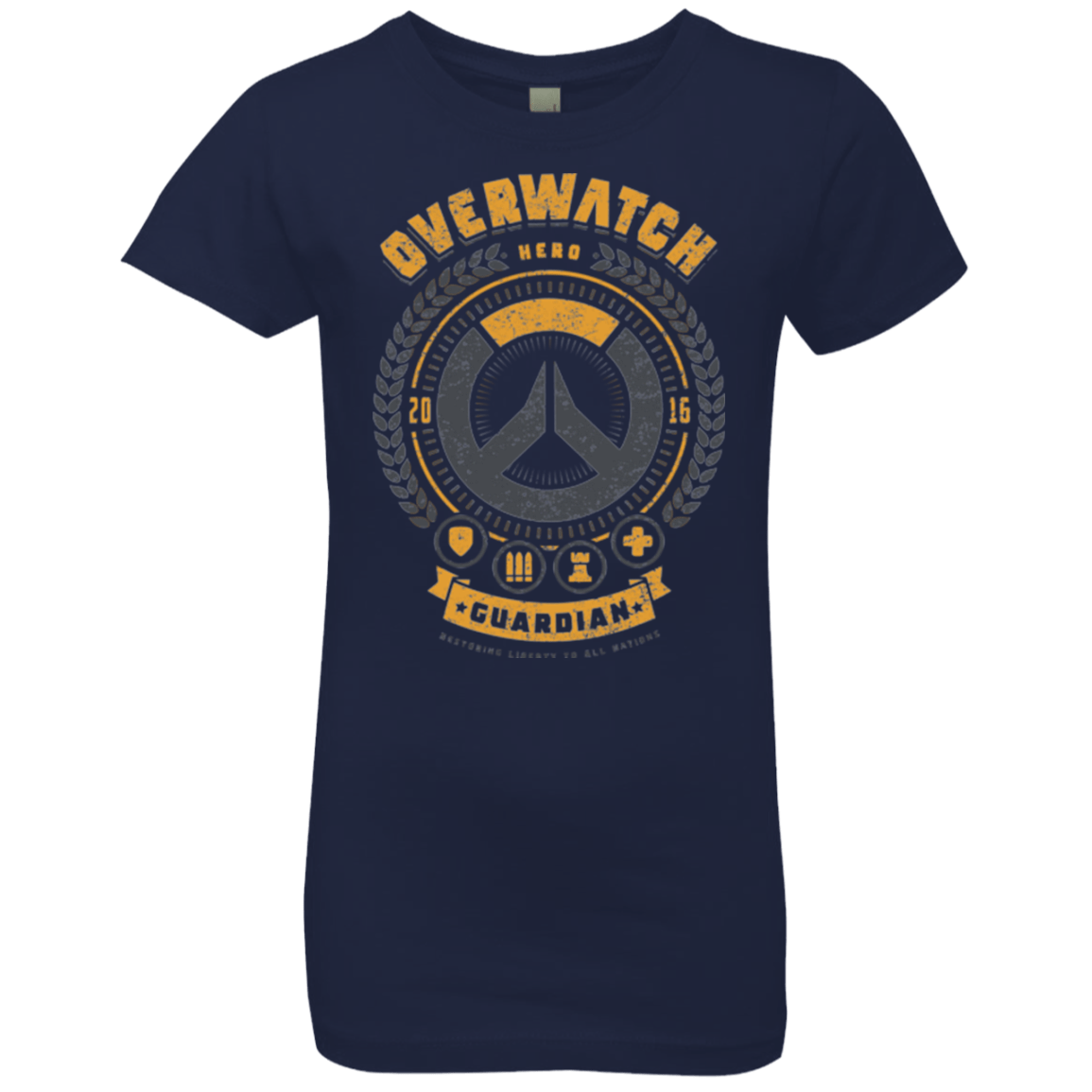 T-Shirts Midnight Navy / YXS Guardian Hero Girls Premium T-Shirt