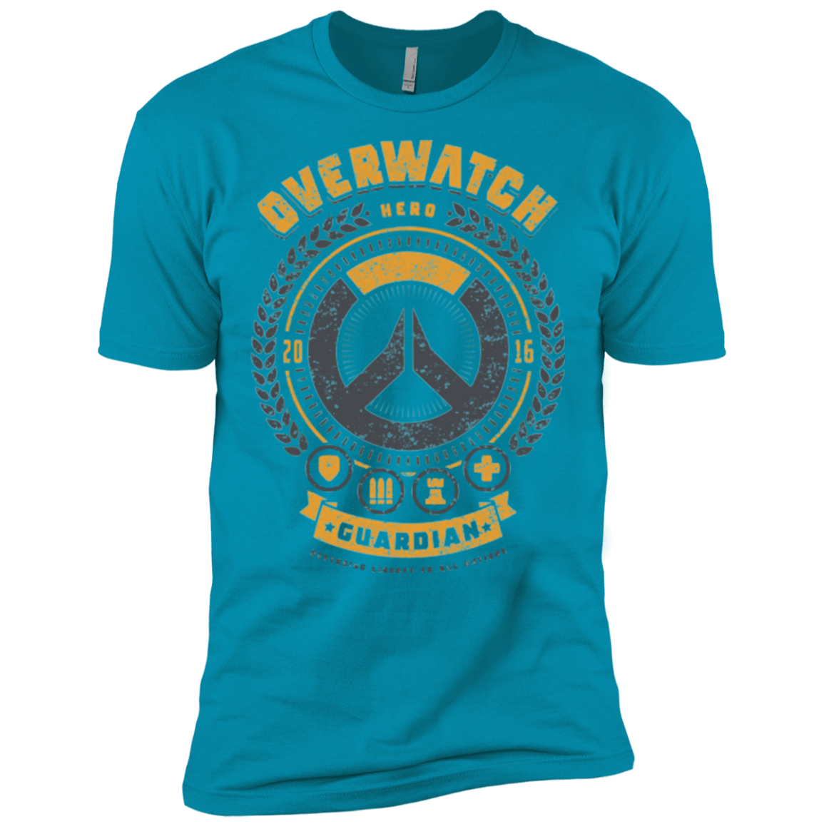 T-Shirts Turquoise / X-Small Guardian Hero Men's Premium T-Shirt