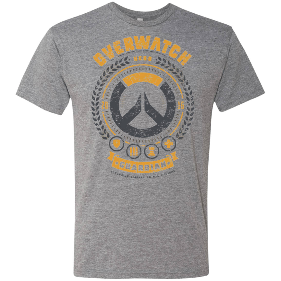 T-Shirts Premium Heather / Small Guardian Hero Men's Triblend T-Shirt
