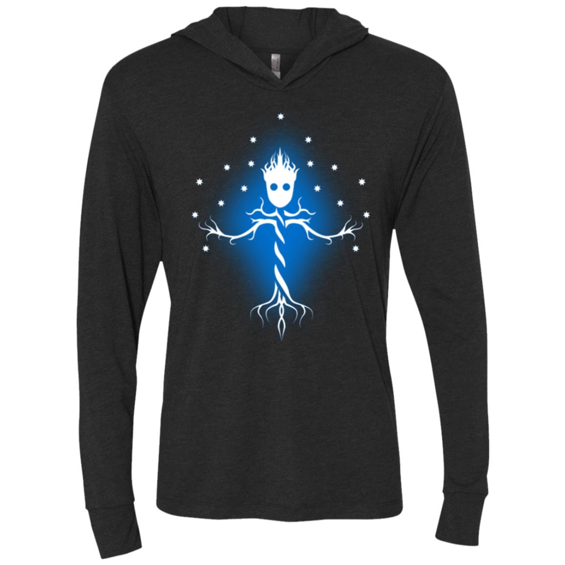T-Shirts Vintage Black / X-Small Guardian Tree of The Galaxy Triblend Long Sleeve Hoodie Tee