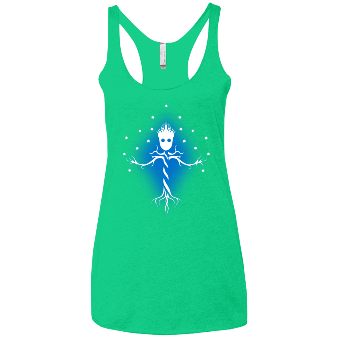 T-Shirts Envy / X-Small Guardian Tree of The Galaxy Women's Triblend Racerback Tank
