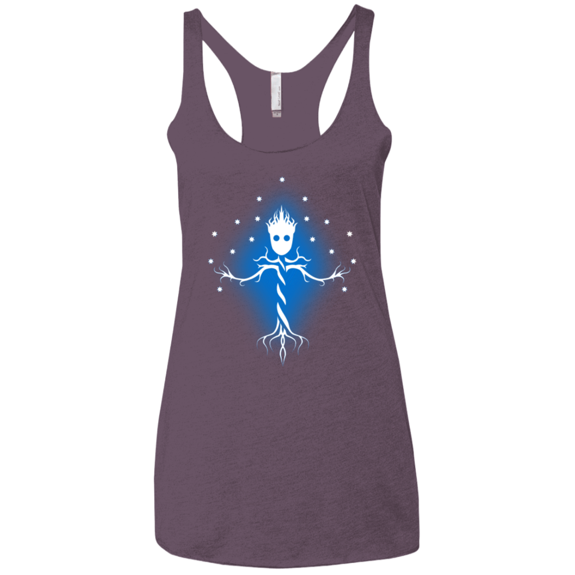 T-Shirts Vintage Purple / X-Small Guardian Tree of The Galaxy Women's Triblend Racerback Tank