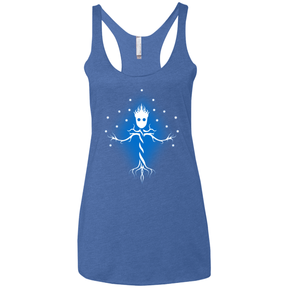 T-Shirts Vintage Royal / X-Small Guardian Tree of The Galaxy Women's Triblend Racerback Tank