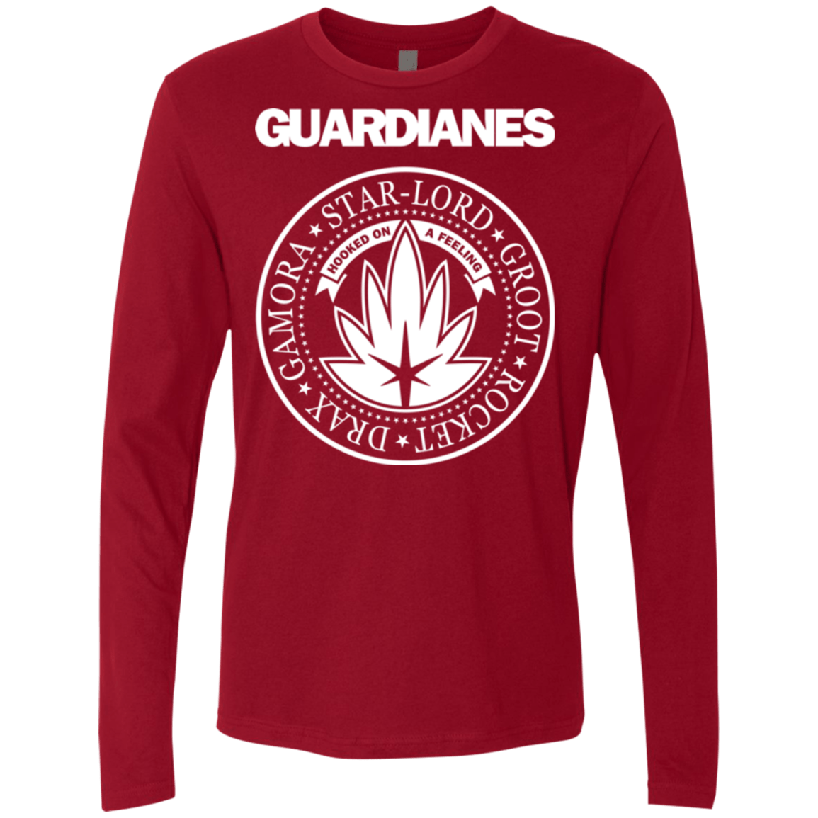 T-Shirts Cardinal / Small Guardianes Men's Premium Long Sleeve